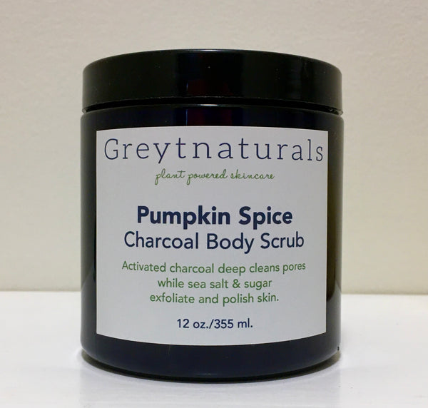 Pumpkin Spice Charcoal Body Scrub